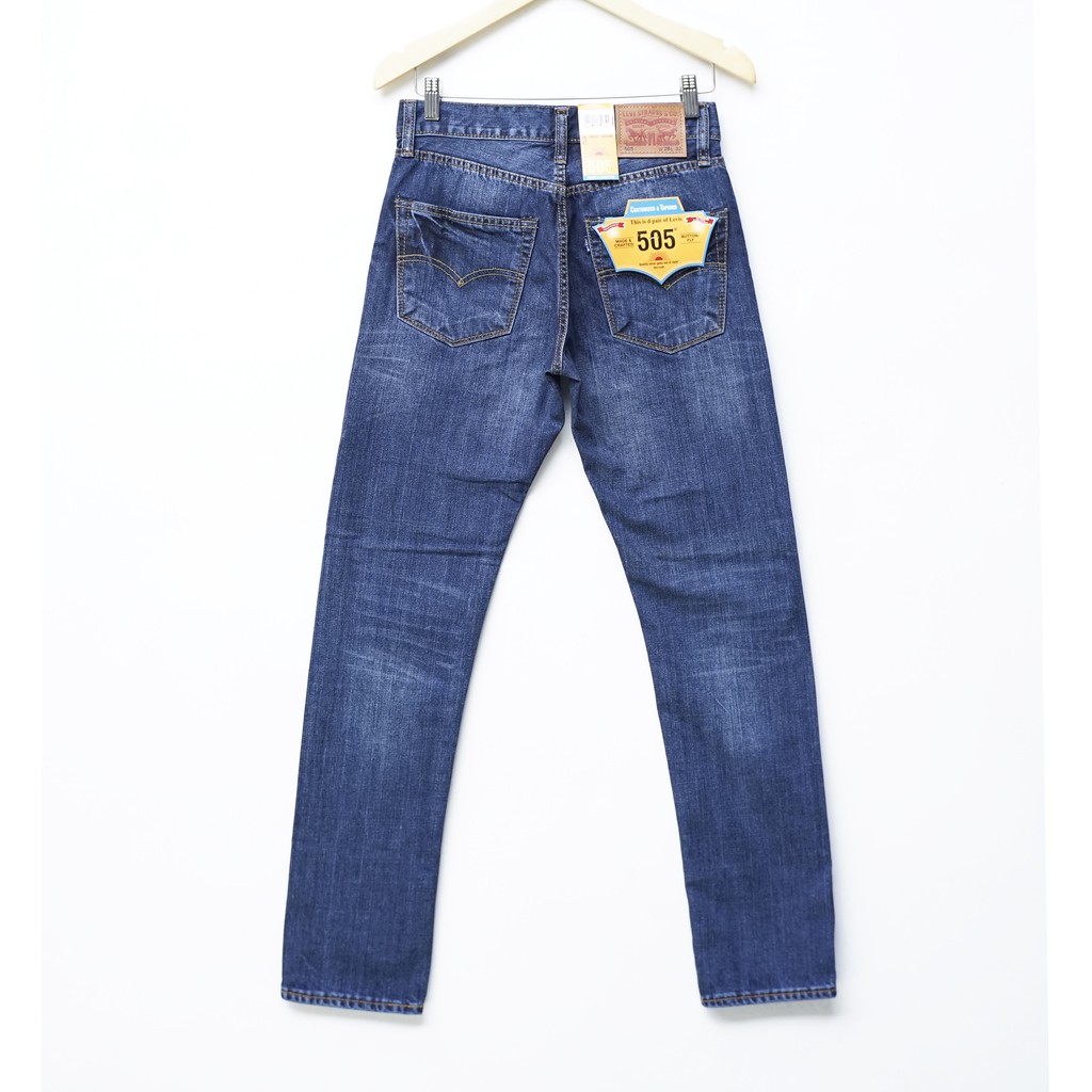 Levi's Grantex 505 Made in Japan | Jeans Pria | Blue Wash | 505GRJPN - 03