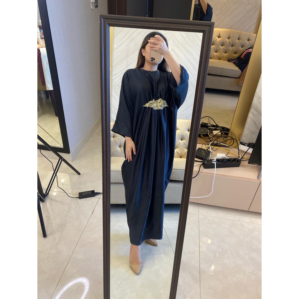 [VM] - Kaftan fashion satin polos modist  / kaftan muslim dewasa lebaran 084# Mydress_collection
