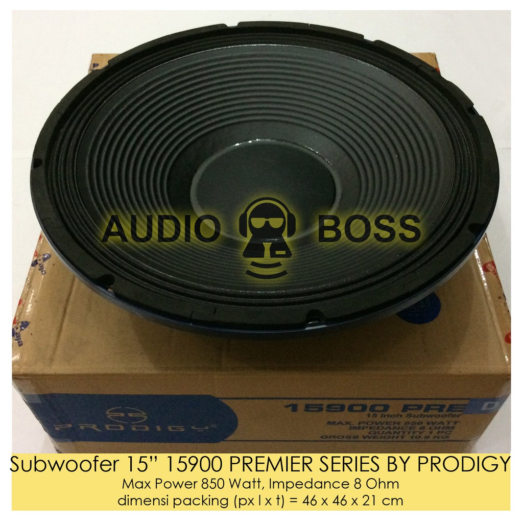 Speaker Subwoofer 15 inch 15" 15900 Premier Series by Prodigy