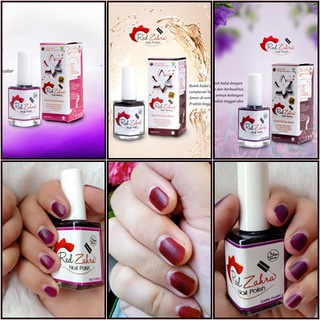 Kutek halal Red zahra nail polish