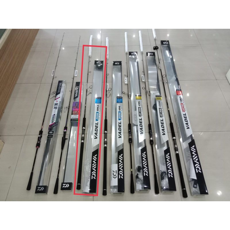 rod joran Daiwa Vadel Jigging J60MLS.Y. Spinning. Jigging.PE 2,0 - 3,. 0Section 2