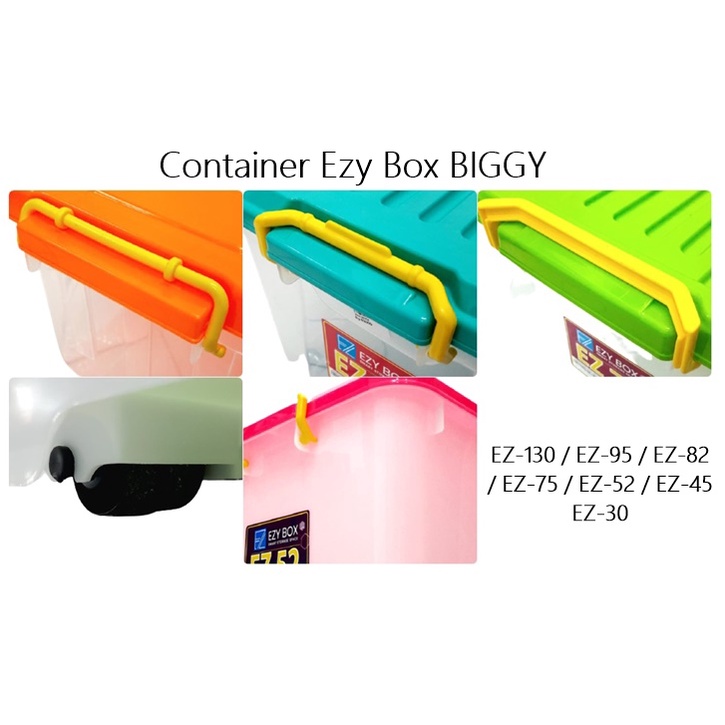 Kirim Instant/Sicepat Gokil/Shopee Express Container Ezy Box BIGGY EZ-52 52Liter