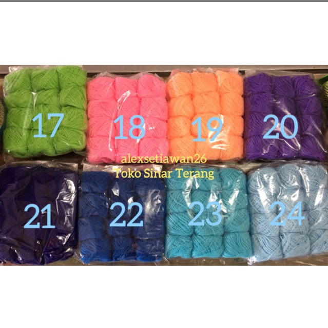 Kinder Dstore Benang Wool/ Benang Wol/ Siet Yarn/ Benang Siet
