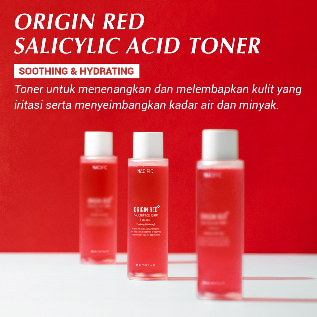 [NACIFIC] Origin Red Salicylic Acid Toner Skin Care 150ml-7