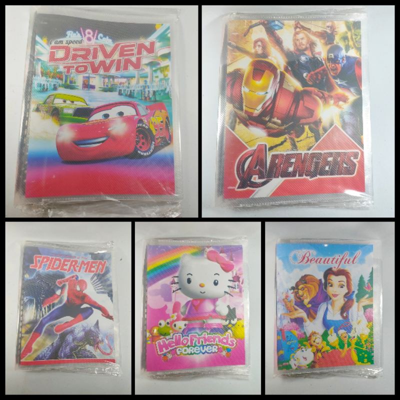 

Binder anak lucu karakter murah ukuran A5