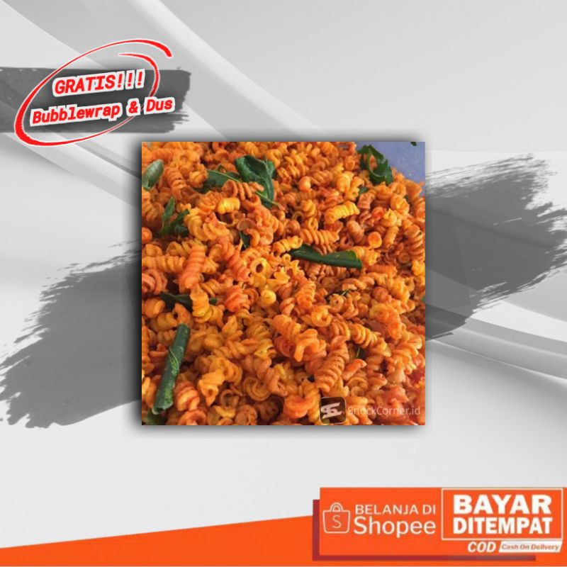 

Snack Kiloan Makaroni Spiral 75gr