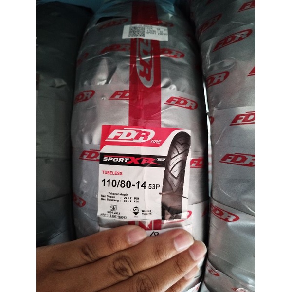 Ban FDR SPORT XR EVO 110/80-14/Ban Depan Yamaha Aerox/Ban Luar Depan New Aerox/Ban FDr Depan ADV150/
