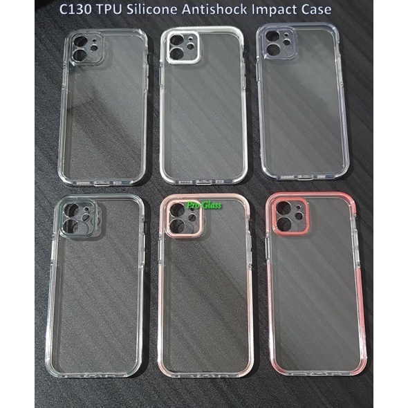 C130 Iphone 11 / 11 PRO / 11 PRO Max / 12 / 12 MINI / 12 PRO / 12 PRO MAX AntiShock Square Impact Silicone Case