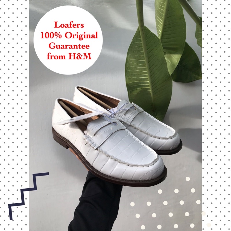 | READY | Loafers H&M HnM Sepatu Wanita Putih