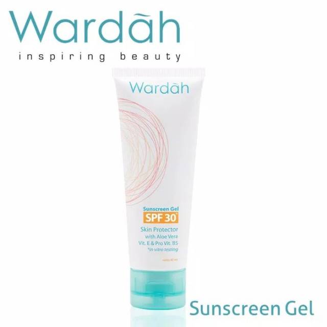 Wardah Sunscreen Gel/sun blok wardah/sun screen wardah/sunblock wardah Original 100%