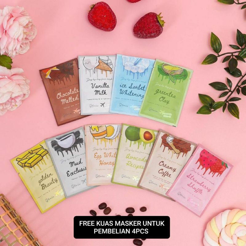 Masker Lea Gloria 20 gram - bpom - Masker Organik