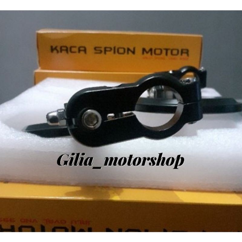 Spion Motor Bulat Jepit Stang Spion Kaca Bening supermoto Vnd Trail Model CROSS KLX-CRF 150-WR 155