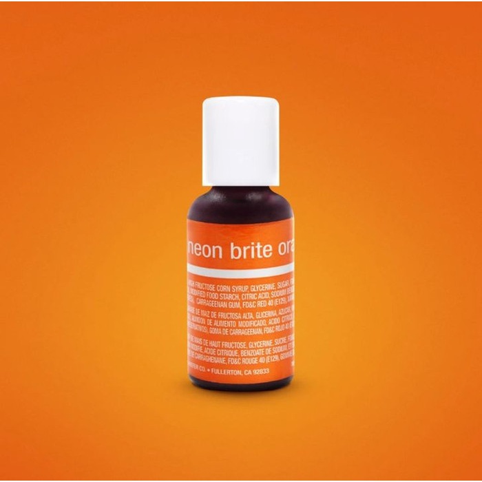 

Neon Brite Orange Chefmaster Liqua-Gel Food Coloring 20 ml