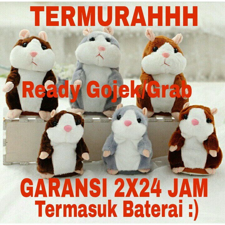 BONEKA TALKING HAMSTER BISA BICARA TERMURAHH