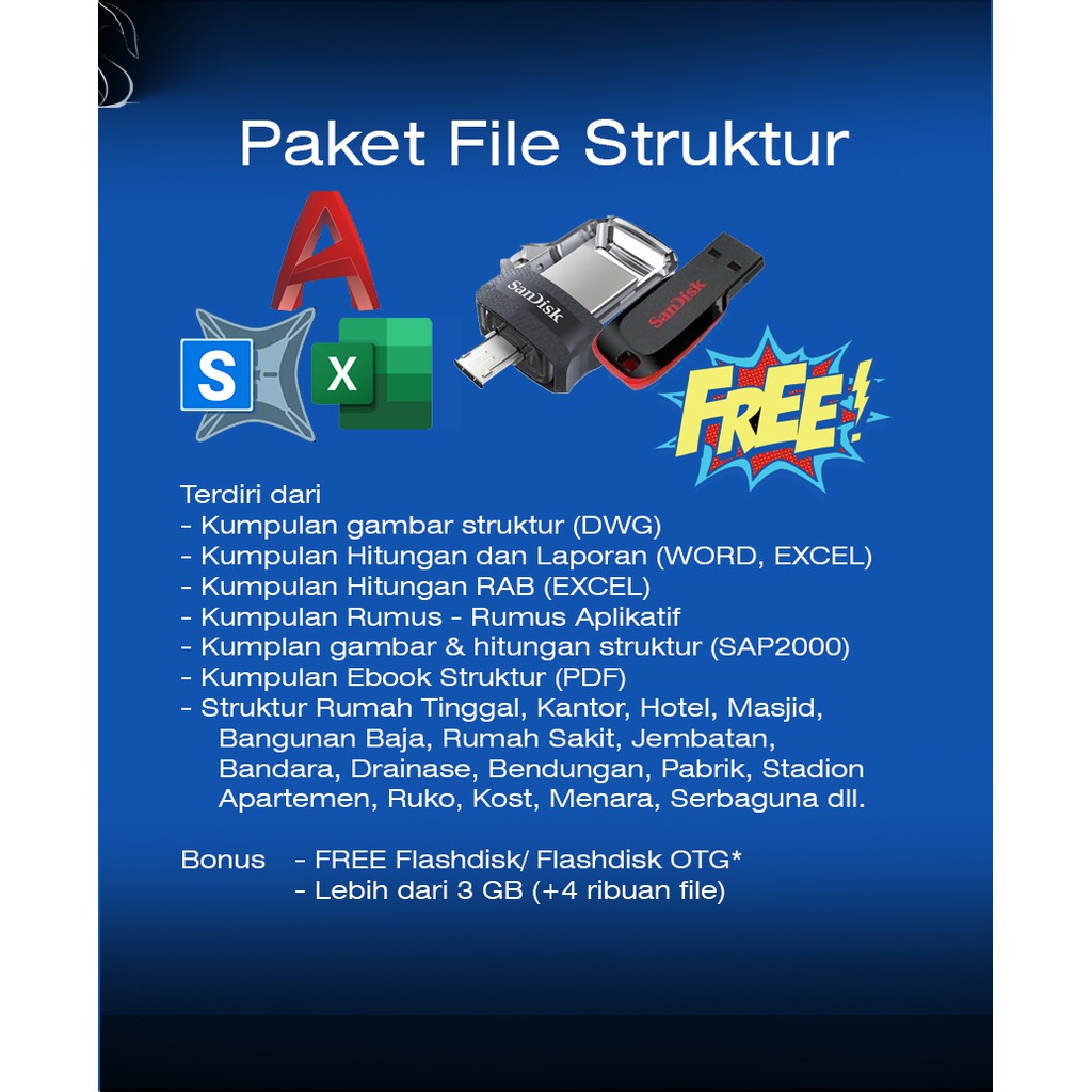 Flashdisk Paket File Struktur