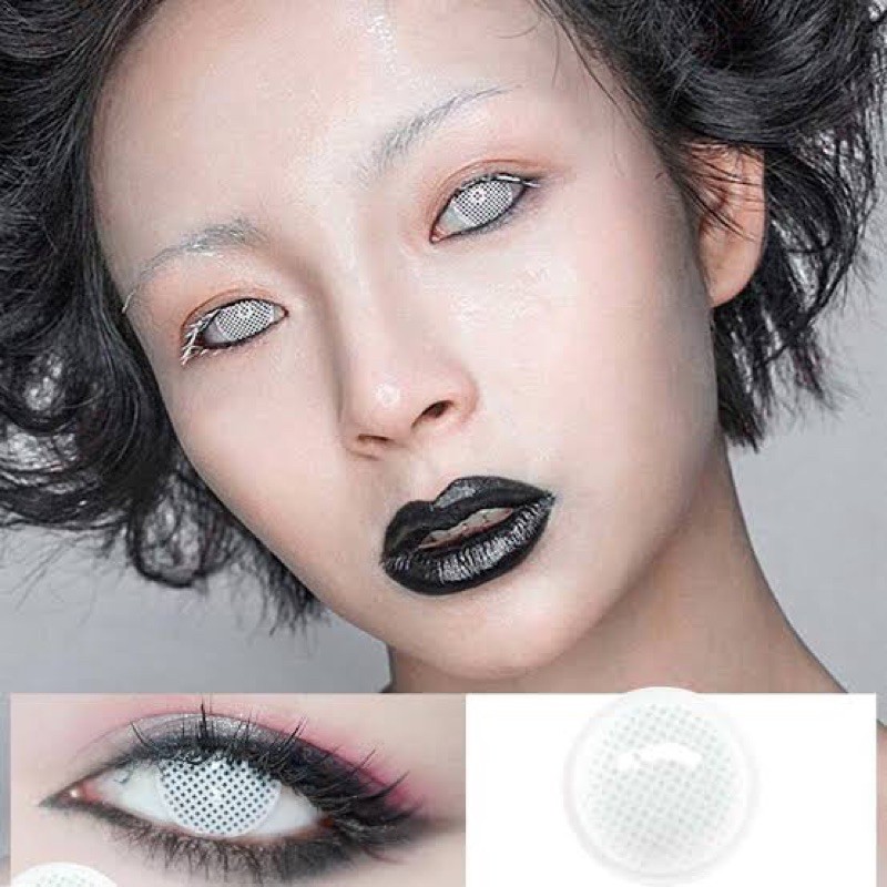 softlens korea animasi white out zombie hantu