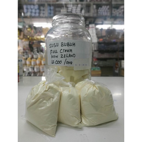 

Susu Bubuk Full Cream NZMP 100g / 1 Ons