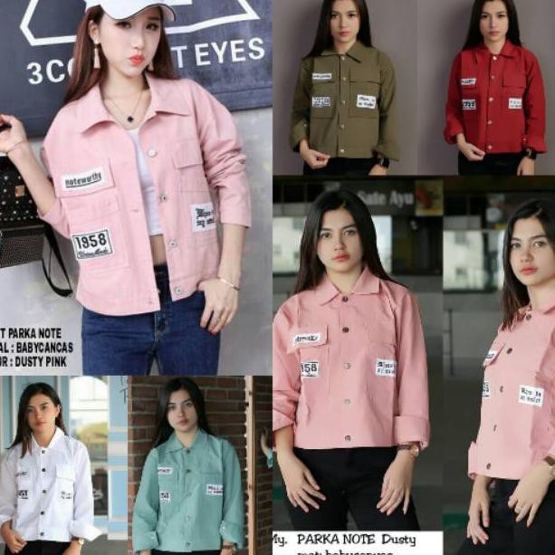 {SP BBC 16F3AZ} NOTE WORTHY JAKET PARKA CANVAS ✲