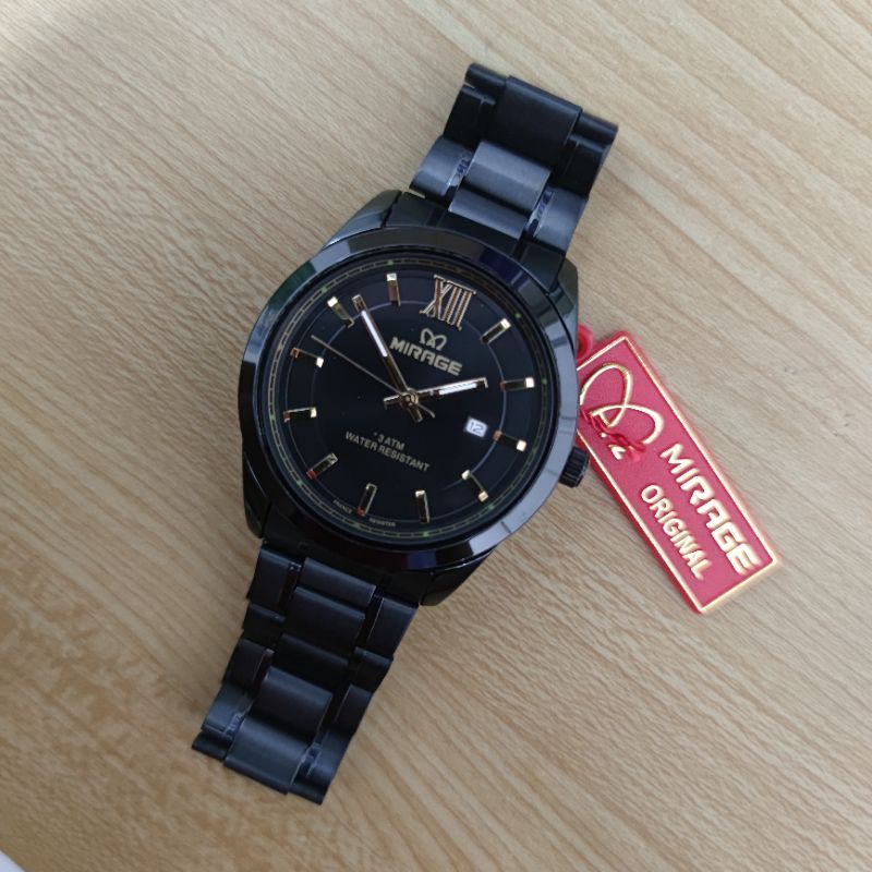 SS.id READY JAM TANGAN COUPLE MIRAGE 3758 ORIGINAL TALI RANTAI.