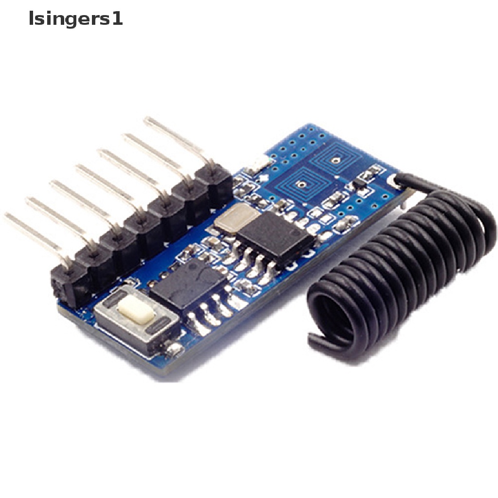 (lsingers1) 1pc Modul decoder receiver rf 433mhz 4 channel Untuk encoding 1527