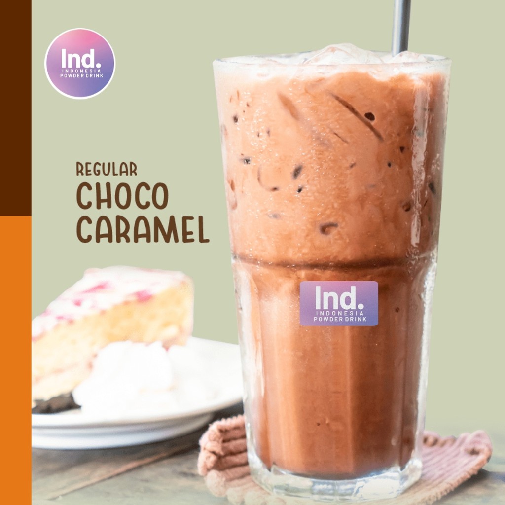 

Minuman Cafe Premium Rasa Choco Caramel / Cokelat by Indonesia Powder Drinks