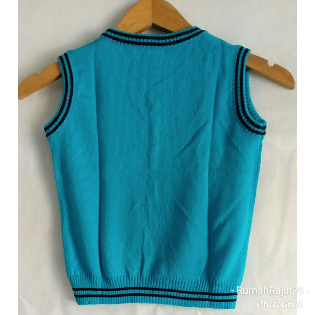 Rompi/ vest rajut anak size L-3XL