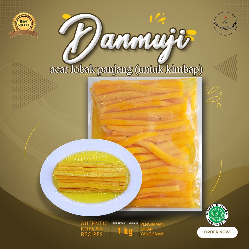 

Oppaya Store - Acar Sayuran Lobak Bulat/Panjang/Chikinmu 1 Kg Homemade