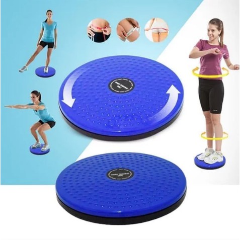 Alat olahraga alas piring matras putar senam Waist Twisting Magnetic Therapy kesehatan badan