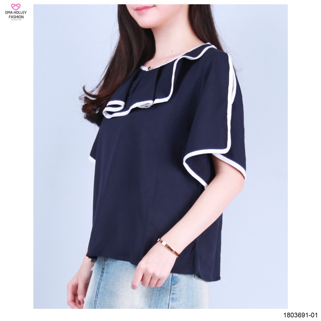 (COD) OH Fashion Sabine Top Blouse Wanita Murah #1803691-01