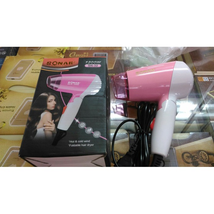 HAIR DRYER SONAR MEDIUM/ PENGERING RAMBUT BULU SERBAGUNA SONAR MURAH