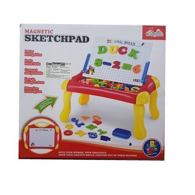 

R6P4 Mainan Anak Papan Tulis Magnet Magnetic Sketchpad Board 2 in 1 Edukasi CV9