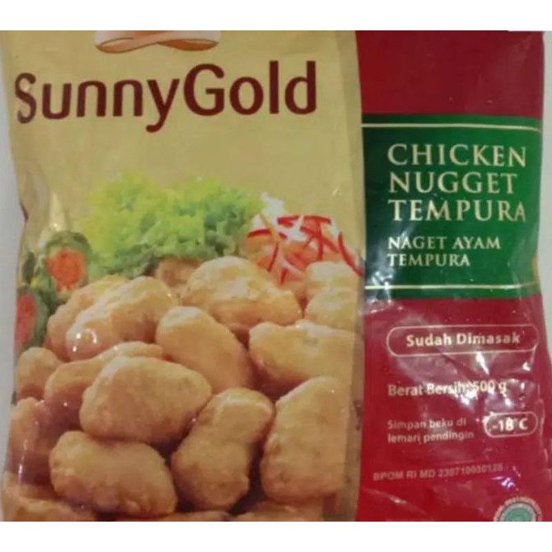 

Sunny Gold Chicken Nugget Tempura 500 Gram