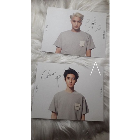 EXO D.O. Kyungsoo Kai Postcard Official snowglobe, Love Me Right, Universe, Mug, Pepero, NatRep