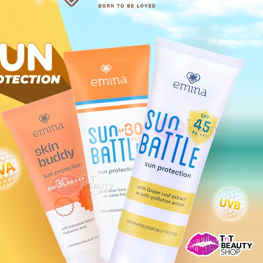SHOPEE MALL/BISA COD/〖5.5 COD〗/【SHOPEE MALL】/〖✅Star〗 Emina Sun Protection SPF 30 PA+++ 60mL | Emina 