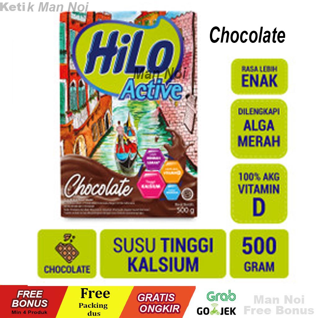 

HiLo Active Chocolate 250gr - Susu Tinggi Kalsium