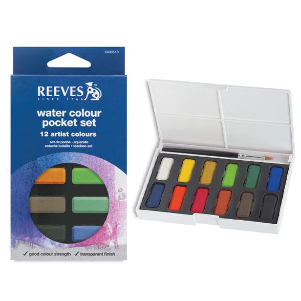 

Stok Baru! Reeves 12 Watercolor Pocket Set Murah