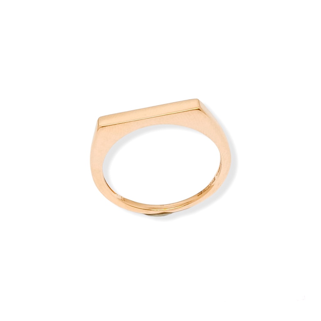 Cincin Rosegold Geometric Sigma RI210571 755 18K SDW Gold