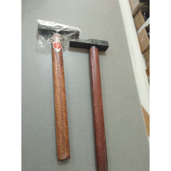 palu kaca gagang kayu / palu kaca palu triplek gagang kayu