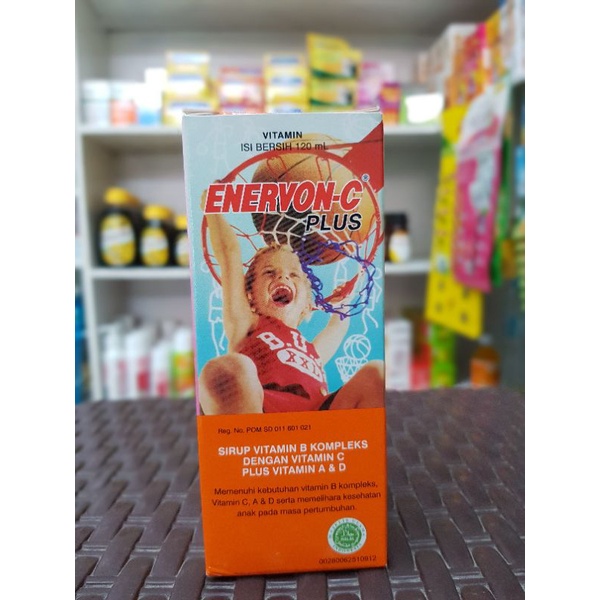 Enervon C Plus Sirup 120ML/Sirup Vitamin B kompleks Vitamin C Plus Vitamin A&amp;D