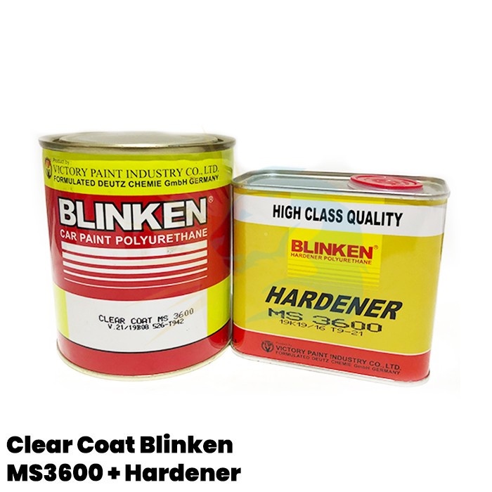 Clear Coat Blinken MS3600 1.5ltr Anti Gores Mobil Sepeda Motor PREMIUM
