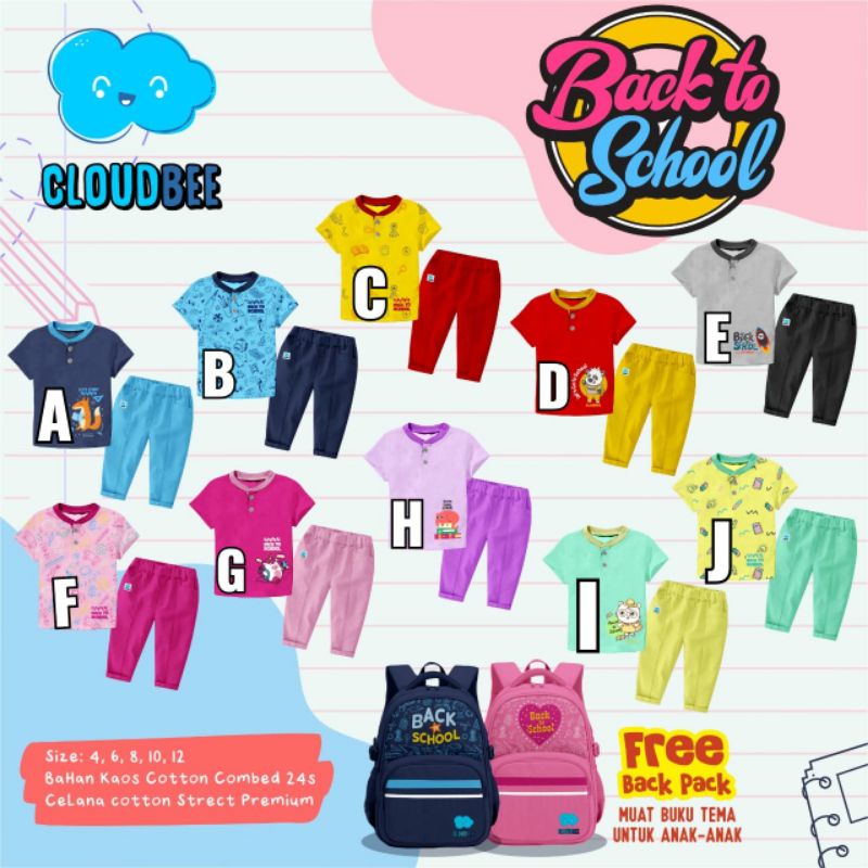 PO Cloudbee Set FREE Backpack