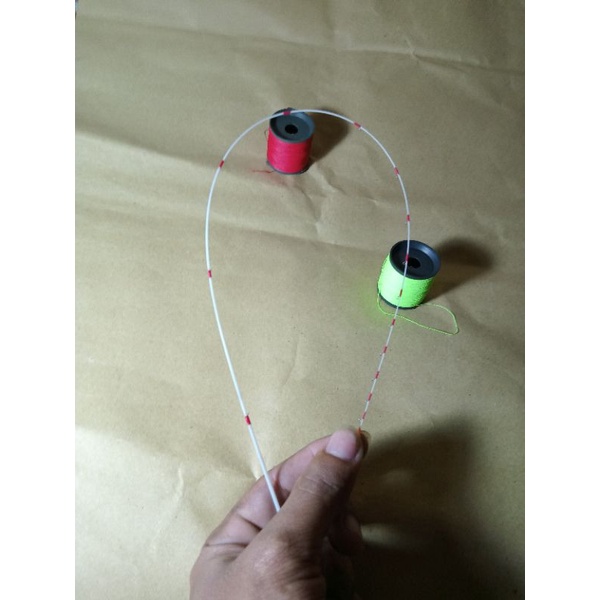 ujung tegek kolong bahan fiber optik 50 cm lentur untuk MicroFishing seting kumbul