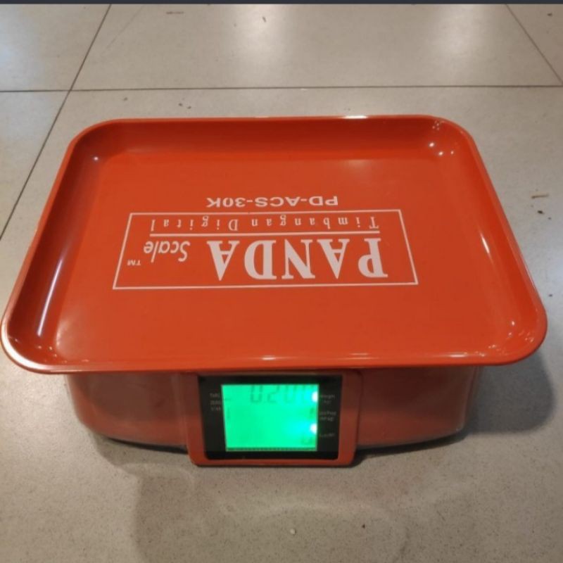 PANDA TIMBANGAN DIGITAL 30kg LAUNDRY, BUAH, SAYUR DAN BARANG MANTAP