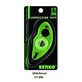 

INDOMART KENKO CORRECTION TAPE PENGHAPUS PEN 6M x 5MM @3pcs