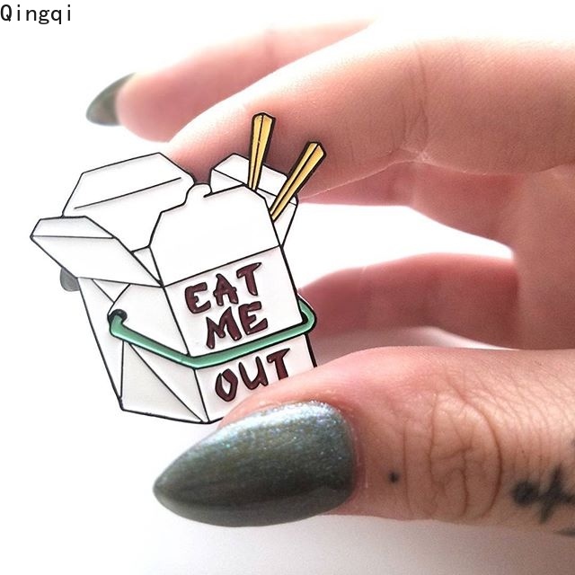 Bros Pin Enamel Desain Kartun Makanan Cina Untuk Pria Dan Wanita