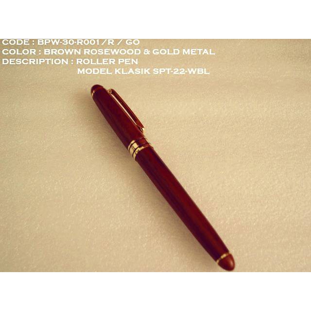 

Pulpen Kayu - Wooden Pen Type Roller