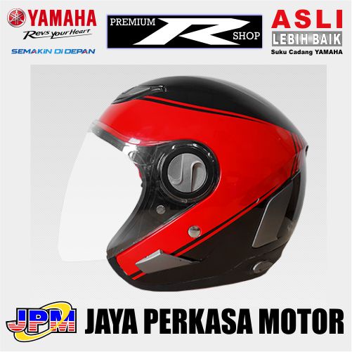 Helm MTX red yamaha I helm half face yamaha