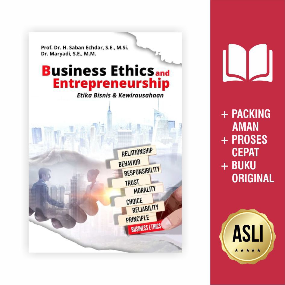 Buku Business Ethics And Entrepreneurship ORIGINAL