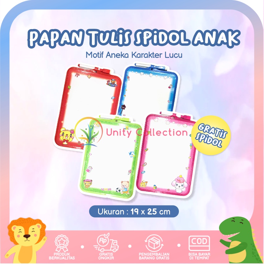 

Papan Tulis Spidol Anak White Board Anak Alat Belajar Anak Spidol Hapus