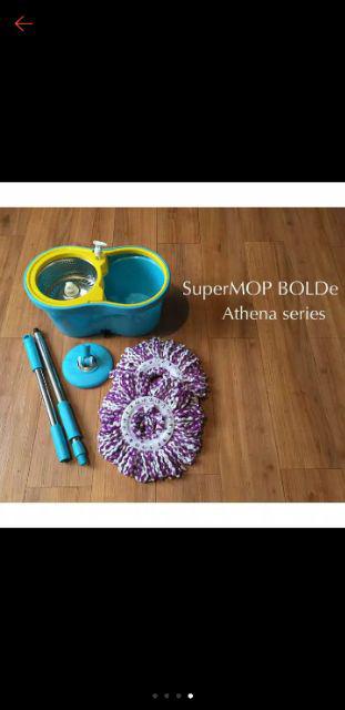 Alat Pel Supermop Bolde Athena | Stainless+tmpt Sabun+lubang Air